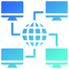 Computer network icon
